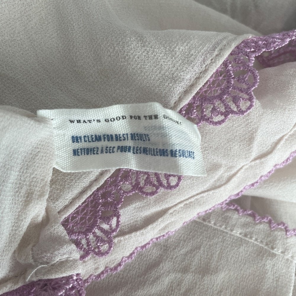 Anthropologie Leifsdottir Summer Twilight Dress, 100% Silk, Size 4 - Picture 13 of 16